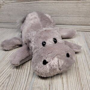 Caltoy Plush Hippo Hand Puppet‎ Gray Hippopotamus Zoo Animal